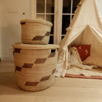 XL Basket Set in earthy tones