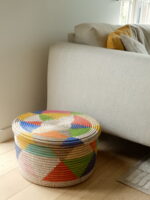 Medium opbergmand met leuk kleurpatroon