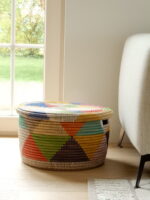 Medium opbergmand met leuk kleurpatroon - Afbeelding 2