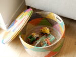 Medium opbergmand met leuk kleurpatroon - Afbeelding 4