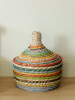 Small tajine basket with a very beautiful color pattern - Image 3