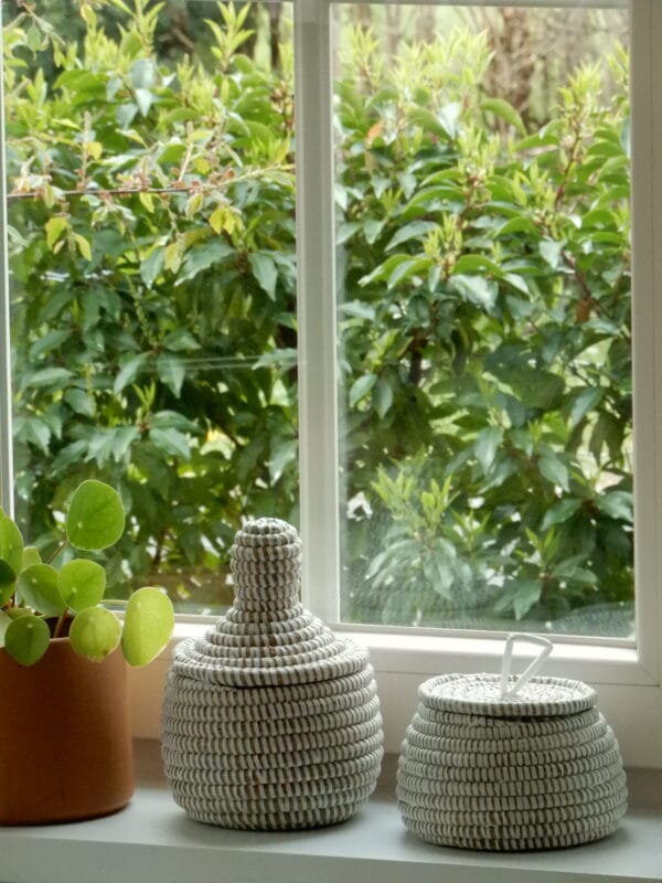 White basket set - Image 2