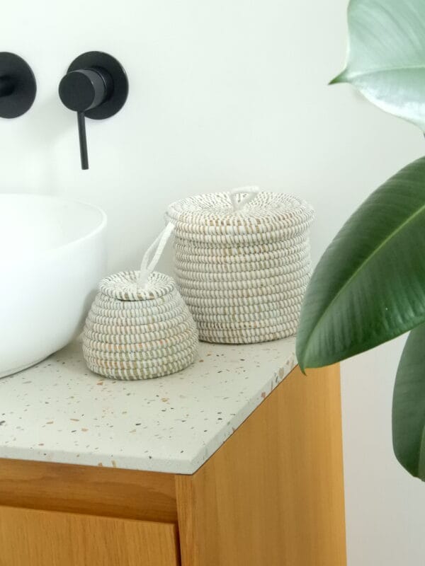 White basket set - Image 2