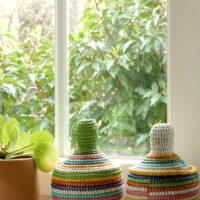 Colorful tagine basket set