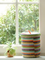 Tall colorful basket