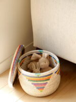 Medium storage basket with beautiful color shades - Image 2