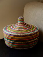Tajine basket with a beautiful color pattern