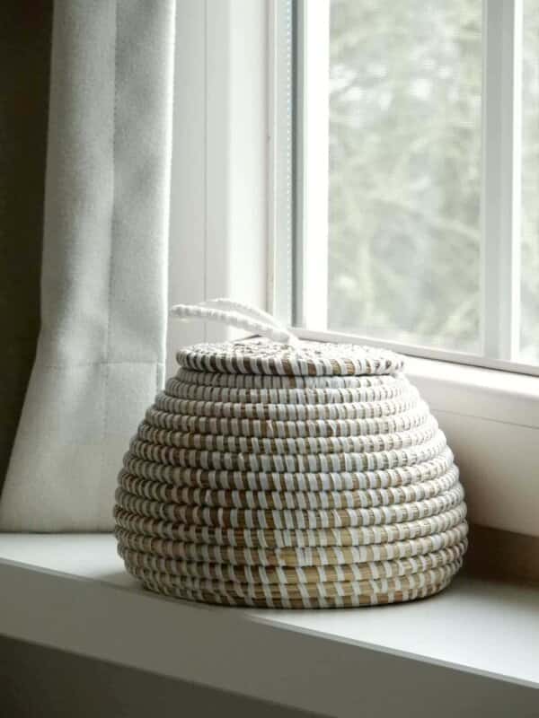 Klein wit mandje - Afbeelding 3