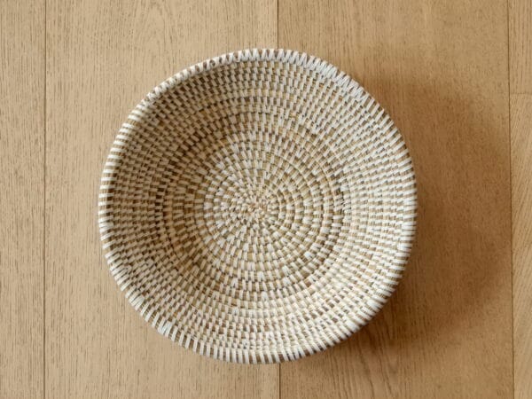 White woven bowl - Image 3