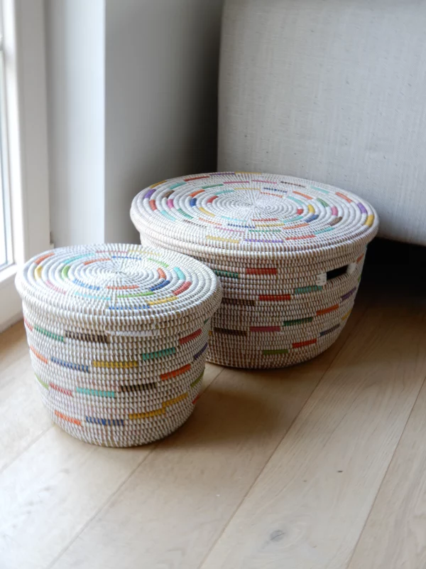 Large mandenset met spiraalpatroon - Afbeelding 3