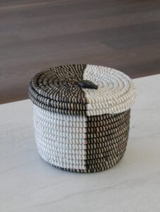 Brown-white basket