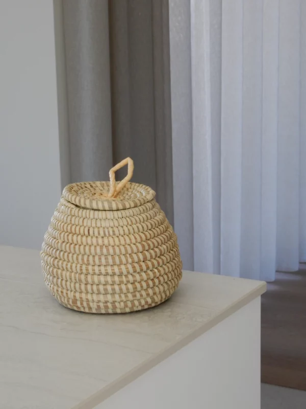 Beige mandje - Afbeelding 2