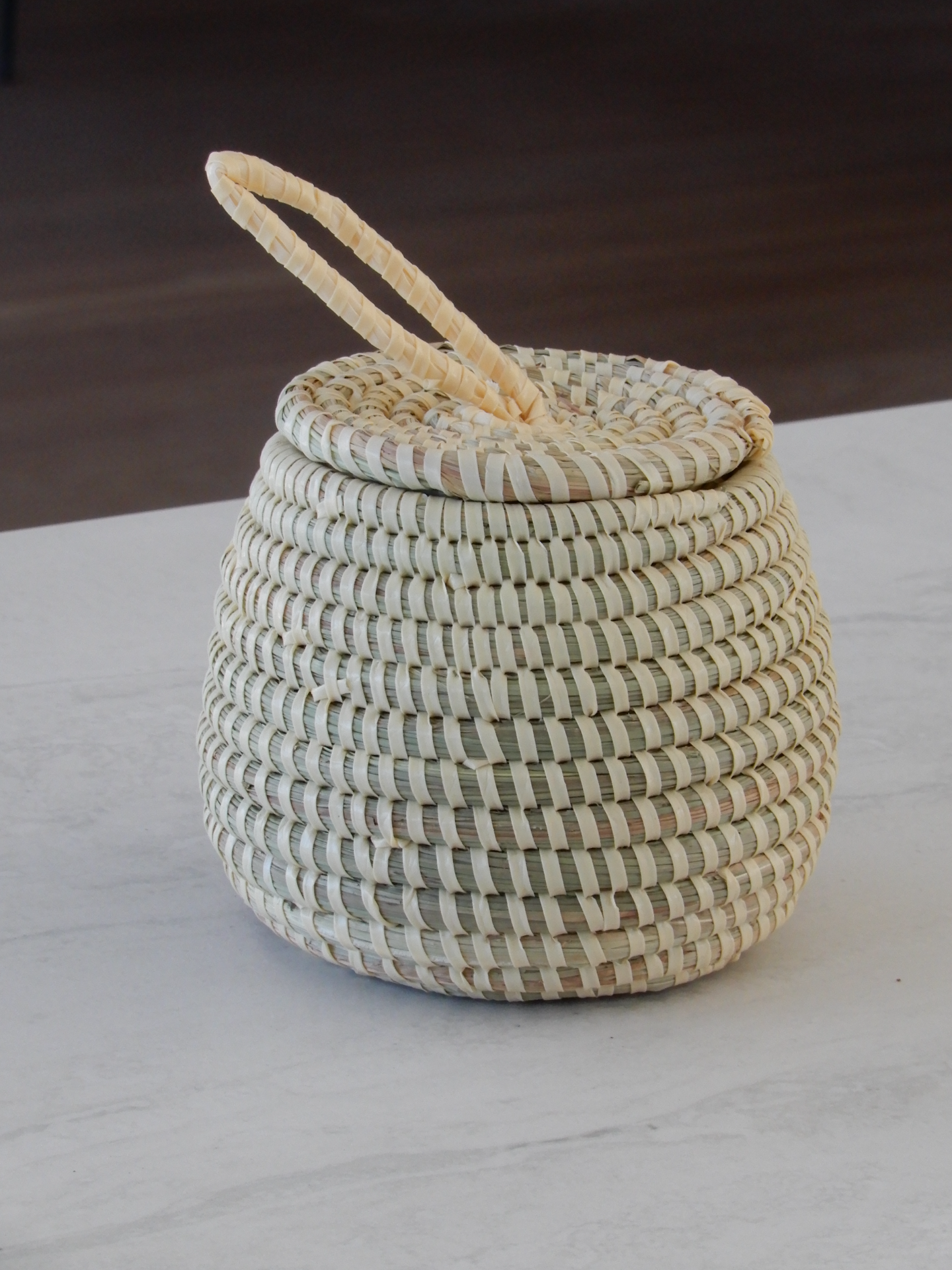 4_45_1 Beige mandje - Afbeelding 1