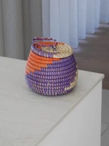 Gekleurd mandje - Afbeelding 2