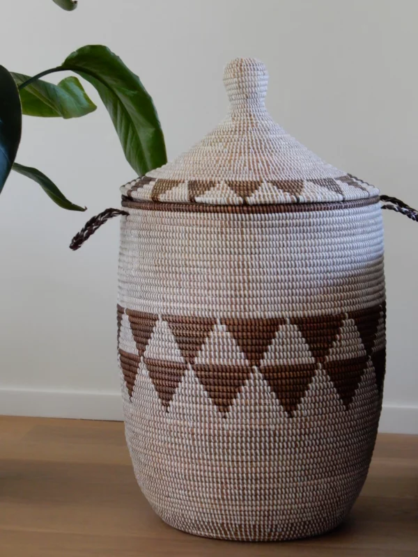 Grote tajine mand in aardse tinten - Afbeelding 2